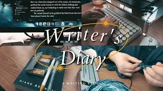 [writer’s diary] 🌙 editing, crocheting, & lots of writing // a productive writing vlog