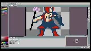 Dibujando pixel art: Isaac Timelapse (Castlevania Curse of Darkness)