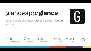 GitHub - glanceapp/glance: A self-hosted dashboard that puts all your feeds in one place