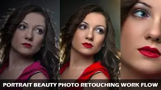 portrait beauty retouching work flow