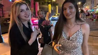 Nightlife in Russia , hot girls , cars