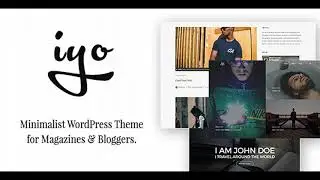 Iyo - Clean Blog & WooCommerce WordPress Theme | Themeforest Website Templates and Themes