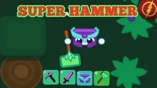 Starve.io SUPER GRIEFER - SUPER HAMMER! (Starve.io Gameplay)