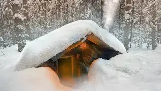 I'M BUILDING A DUGOUT IN THE COLD! I INSTALLED A WINDOW, ASSEMBLED A BED - now you can sleep!