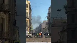 Пожар в центре Санкт-Петербург 10.09.2022