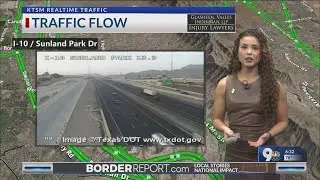 I-10 Mill & Inlay project between Mesa and Sunland Park