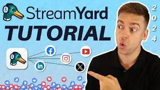 Start Live Streaming EVERYWHERE with StreamYard in under 15 Minutes (Beginners Tutorial)