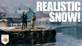 How to Make REALISTIC SNOW - Blender Tutorial