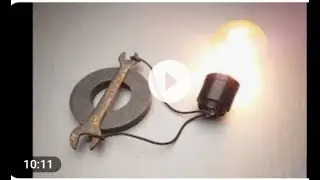 Electric Science Free Energy Using Magnet With Light Bulb At Home 2022.