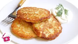 Самые вкусные ДРАНИКИ из картошки (деруны)! Все СЕКРЕТЫ приготовления. Potato pancakes! Готовим дома