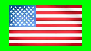 USA FLAG 🏳️ Frame MOTION BORDER💯| #greenscreen effects - chroma key animations VIDEO HD *1080*