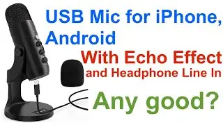 ZealSound USB iPhone & Android Microphone for Livestream Podcast with Echo Review by Skywind007