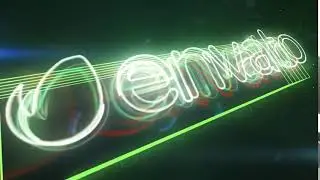 Neon Glitch Logo Reveal | After Effects template