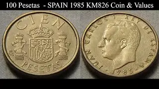 100 Pesetas -  SPAIN 1985 KM826 Coin & Values