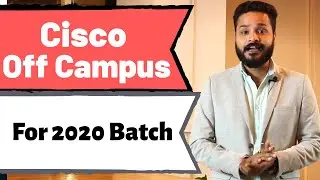 Cisco Off Campus Drive for 2020 Batch Passouts