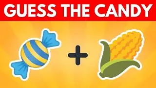 Guess the Candy by Emoji | Guess the Halloween Candy Challenge | Food Quiz Game