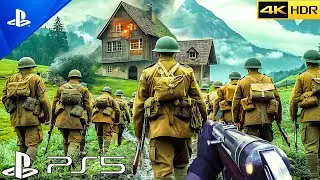 BATTLE OF BELGIUM | Realistic Ultra Graphics Gameplay PS5 GAMEPLAY 4K60FPS CALL OF DUTY WWII