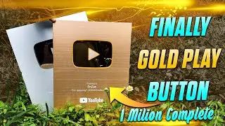 Finally I Got a YouTube Gold Play Button!