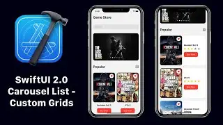 SwiftUI 2.0 Carousel List - Custom Grids And Animations - Xcode 12 - SwiftUI 2.0 Tutorials