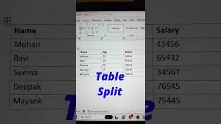 Split Table In MS Word 🔥 | MS Word Tips And Tricks 💯 