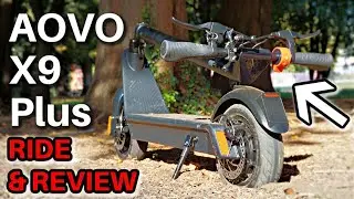 AOVO X9 Plus Electric Scooter Ride & Review