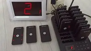 Табло приема вызова и система оповещения о готовности CTP 302, совместная работа