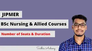 JIPMER BSc Nursing & Allied Courses List and Number of Seats and Duration in Malayalam | JIPMER 2021