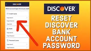 How to Reset Discover Online Banking Account Password 2023? Recover Discover Account