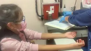 Allergy Testing - Skin Prick Test - Mandy FamTV doctor’s visit
