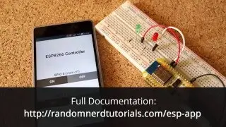 ESP8266 Android App (created with MIT App Inventor) - Demo