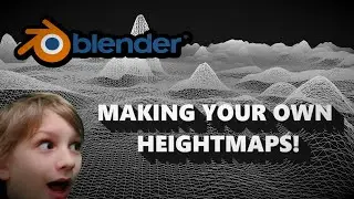 Making 3-D World Heightmaps from Scratch! - Blender, GIMP, 3D Modeling, Terrain, and followup ideas