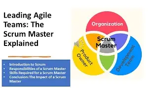 Become a Scrum Master: Understand Scrum Master Role & Responsibilities in Agile