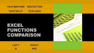 Text joining and Splitting using functions, Flash Fill and much more - Microsoft Excel