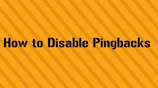 How to Disable Self Pingbacks in WordPress