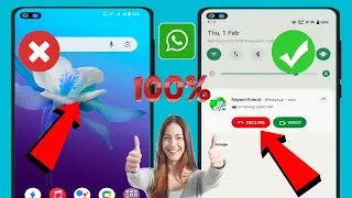 Como consertar uma chamada do WhatsApp que não aparece na tela | do Whatsapp não aparece no display