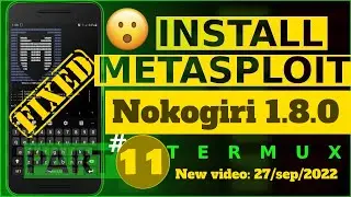How to install Metasploit in Termux Without any ERROR 2022 Part-2| Termux Metasploit Tutorial