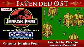 Jurassic Park (NES) OST - Boss Theme/Triceratops Stampede/T-Rex Assault (In-Game) [Extended] [HQ]