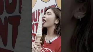 Yang lagi viral Qistina raisa j1l4t es krim 