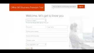 How to create Office 365 trial account | Set up an Office 365 trial | Create Office 365 trial