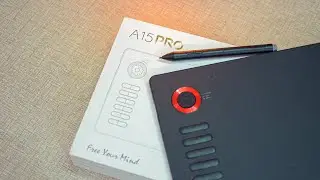 Veikk A15 Pro Graphic Tablet Unboxing, Setup & Impressions