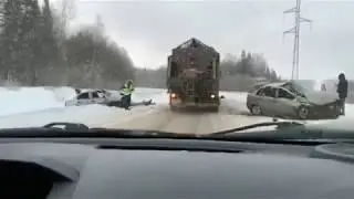 ДТП на трассе Булгары - Юго-Камский - Крылово