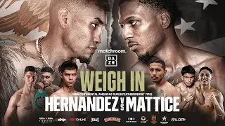 Rocky Hernandez Vs Thomas Mattice Weigh-In (Plus Undercard)