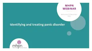 Identifying and treating panic disorder