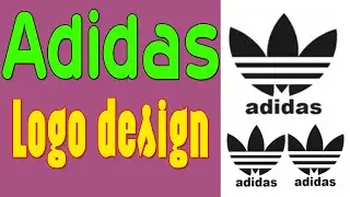 How to make Adidas Logo in CorelDraw | CorelDraw Adidas Logo design | By Zeegoals