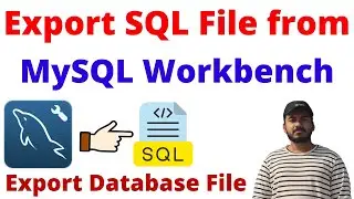 How to Export SQL file From MySQL Workbench Database to SQL file |Export Database in MySQL Workbench