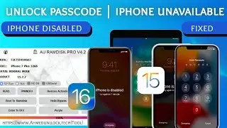 AU Ramdisk, Remove passcode, iphone unavailable untethered unlock, icloud iD  fix forgotten passcode