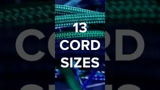 💁‍♀️ 13 Cord Sizes, Side-By-Side!