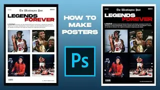 MAKING A POSTER IN 2 MINUTES | PHOTOSHOP GFX TUTORIAL