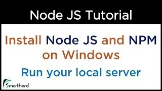 How to install Node JS in Windows. Run local web server in Node. Create first application on Node