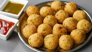 Mix Suji Aloo & Sesame, The Result Will Be Amazing | Suji Potato Ball Recipe | Suji Snacks Recipe